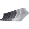 7er Pack camano Soft Bio-Baumwoll GOTS Quarter Socken 0049 - grey 35-38