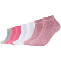 7er Pack camano Soft Bio-Baumwoll Quarter Socken 0013 -...