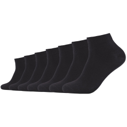 7er Pack camano Soft Bio-Baumwoll Quarter Socken 0005 -...