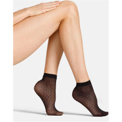 camano Women dots Socks 30 DEN 1p 0005 - black S/M