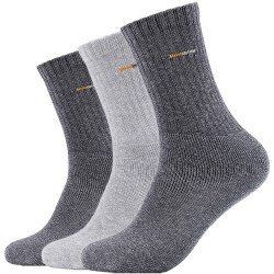 3er Pack camano Baumwoll Sportsocken mit Komfort-Bund...