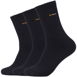 3er Pack camano Baumwoll Sportsocken mit Komfort-Bund...