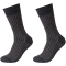 2er Pack camano Soft Shadow Stripe Crew Socken Herren 9800 - anthracite melange 43-46