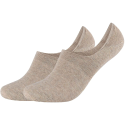 2er Pack camano Comfort Füßlinge 0018 - sand...
