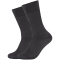 2er Pack camano Soft Mercerised Business Crew Socken Herren 9801 - anthracite 39-42