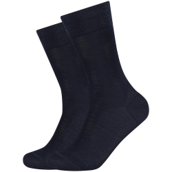 2er Pack camano Soft Mercerised Business Crew Socken...