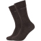 2er Pack camano Soft Crew Socken 8997 - dark brown melange 35-38