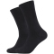 2er Pack camano Soft Bio-Baumwolle Crew Socken Herren 0005 - black 39-42