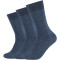 3er Pack camano Comfort Baumwoll Crew Socken 0006 - jeans 35-38