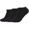 3er Pack camano ca-Soft Sneakersocken 9999 - black 47-49