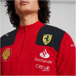 PUMA Ferrari Team 1/2-Zip Sweatshirt Herren