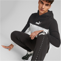 PUMA Essentials Block x Tape Fleece Jogginghose Herren