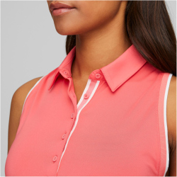 PUMA Mattr PEAK &auml;rmelloses Poloshirt Damen