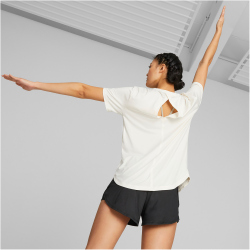 PUMA Studio Yogini Lite kurzarm Yogashirt Damen