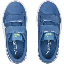 PUMA Smash 3.0 Suede Sneaker mit Klettverschluss Kinder