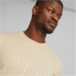 PUMA ESS Elevated T-Shirt Herren 88 - granola L