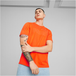 PUMA ESS Elevated T-Shirt Herren 23 - cayenne pepper L