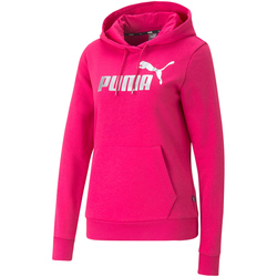 PUMA Ess+ Metallic Logo Hoodie Damen 96 - orchid shadow S