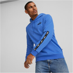 PUMA Ess+ Metallic Tape Hoodie Herren 92 - royal sapphire M