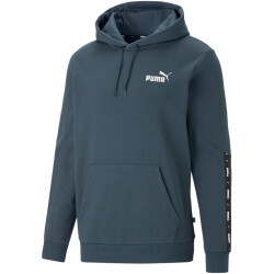 PUMA Ess+ Metallic Tape Hoodie Herren 16 - dark night M