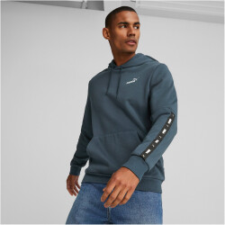 PUMA Ess+ Metallic Tape Hoodie Herren 16 - dark night M