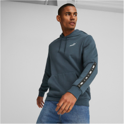 PUMA Ess+ Metallic Tape Hoodie Herren 16 - dark night L