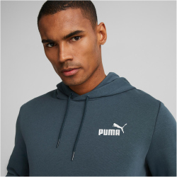 PUMA Ess+ Metallic Tape Hoodie Herren 16 - dark night L