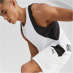 PUMA Give N Go Basketball Shorts Herren 13 - PUMA white/PUMA white L