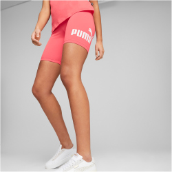 PUMA Ess Logo Shorts Leggings Damen 50 - loveable M
