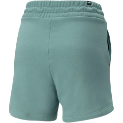 PUMA Ess High-Waist Sweatshorts Damen 90 - adriatic XS