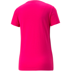 PUMA Ess+ Metallic Logo T-Shirt Damen 96 - orchid shadow L