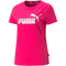PUMA Ess+ Metallic Logo T-Shirt Damen 96 - orchid shadow L