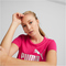 PUMA Ess+ Metallic Logo T-Shirt Damen 96 - orchid shadow L