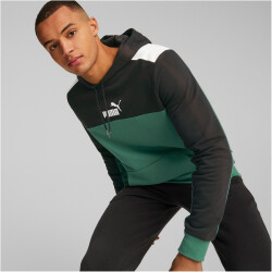 PUMA Ess+ Metallic Block Hoodie Herren 37 - vine 3XL