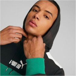 PUMA Ess+ Metallic Block Hoodie Herren 37 - vine 3XL