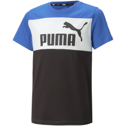 PUMA Ess+ Metallic Colorblock T-Shirt Kinder 92 - royal...