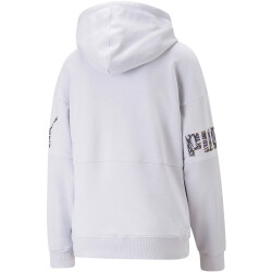 PUMA Power Nova Shine Colorblock Hoodie Damen 68 - spring lavender L