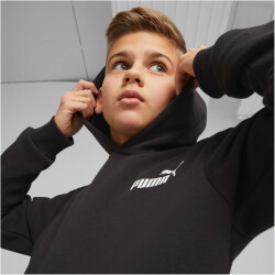 PUMA Essentials Tape Camouflage Fleece-Hoodie Jungen 01 - PUMA black 140