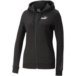 PUMA Power Tape Kapuzenjacke Damen 01 - puma black S