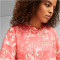 PUMA Power Colorblock Sommer T-Shirt Damen 66 - rose dust S