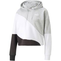 PUMA Power Cat Hoodie Damen 04 - light gray heather L