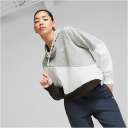 PUMA Power Cat Hoodie Damen 04 - light gray heather L