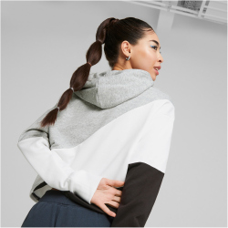 PUMA Power Cat Hoodie Damen 04 - light gray heather L