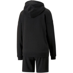 PUMA Loungewear Jogginganzug mit Shorts Damen 01 - PUMA black XS