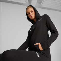 PUMA Metallic Trainingsanzug Damen 01 - PUMA black XS