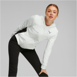 PUMA Classic Kapuzen-Trainingsanzug Damen 02 - PUMA white XS