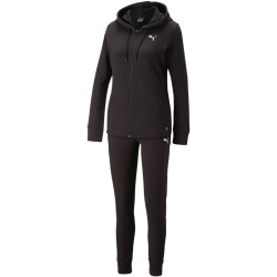 PUMA Classic Kapuzen-Trainingsanzug Damen 01 - PUMA black XS