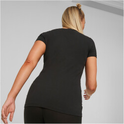PUMA Essentials Slim Logo T-Shirt Damen 01 - PUMA black XXL