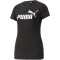 PUMA Essentials Slim Logo T-Shirt Damen 01 - PUMA black XXL