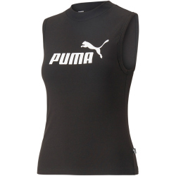PUMA Essentials Slim Logo Tanktop Damen 01 - PUMA black XS